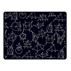 Geometry Geometry Formula Double Sided Fleece Blanket (small)  by Mariart