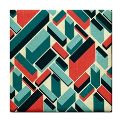 German Synth Stock Music Plaid Tile Coasters by Mariart