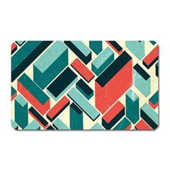 German Synth Stock Music Plaid Magnet (rectangular) by Mariart