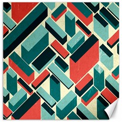 German Synth Stock Music Plaid Canvas 12  X 12   by Mariart