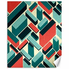 German Synth Stock Music Plaid Canvas 16  X 20   by Mariart