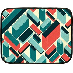 German Synth Stock Music Plaid Fleece Blanket (mini) by Mariart