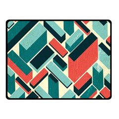 German Synth Stock Music Plaid Fleece Blanket (small) by Mariart