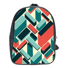 German Synth Stock Music Plaid School Bags (xl)  by Mariart