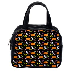 Ghost Pumkin Craft Halloween Hearts Classic Handbags (one Side) by Mariart