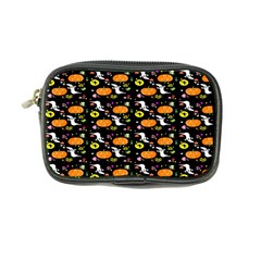 Ghost Pumkin Craft Halloween Hearts Coin Purse by Mariart