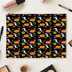 Ghost Pumkin Craft Halloween Hearts Cosmetic Bag (xl) by Mariart