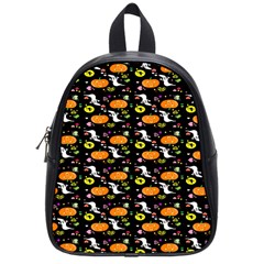 Ghost Pumkin Craft Halloween Hearts School Bags (small)  by Mariart