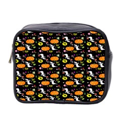 Ghost Pumkin Craft Halloween Hearts Mini Toiletries Bag 2-side by Mariart