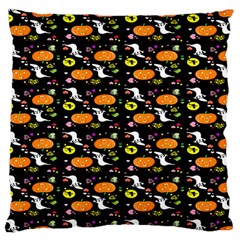 Ghost Pumkin Craft Halloween Hearts Large Cushion Case (one Side) by Mariart