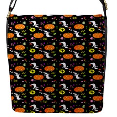 Ghost Pumkin Craft Halloween Hearts Flap Messenger Bag (s) by Mariart