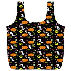 Ghost Pumkin Craft Halloween Hearts Full Print Recycle Bags (l)  by Mariart