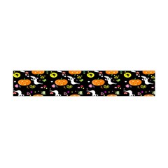 Ghost Pumkin Craft Halloween Hearts Flano Scarf (mini) by Mariart