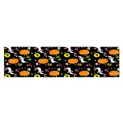 Ghost Pumkin Craft Halloween Hearts Satin Scarf (oblong) by Mariart