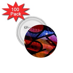 Graphic Shapes Experimental Rainbow Color 1 75  Buttons (100 Pack)  by Mariart