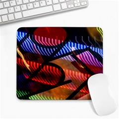 Graphic Shapes Experimental Rainbow Color Large Mousepads