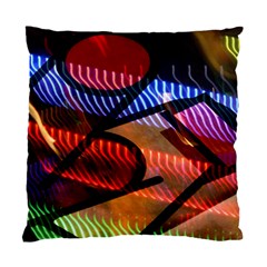 Graphic Shapes Experimental Rainbow Color Standard Cushion Case (one Side) by Mariart