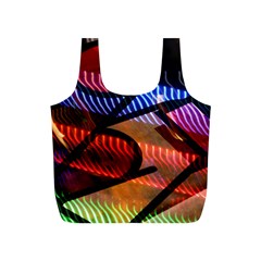 Graphic Shapes Experimental Rainbow Color Full Print Recycle Bags (s)  by Mariart