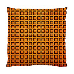 Halloween Squares Plaid Orange Standard Cushion Case (one Side) by Mariart