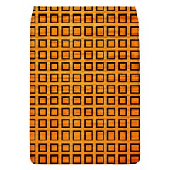 Halloween Squares Plaid Orange Flap Covers (s)  by Mariart