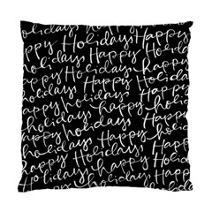 Happy Holidays Standard Cushion Case (two Sides) by Mariart