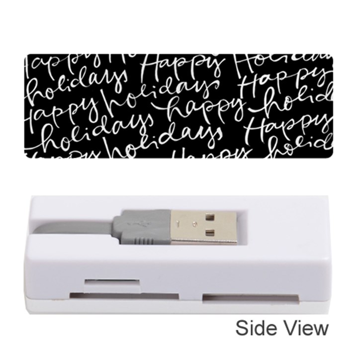 Happy Holidays Memory Card Reader (Stick) 