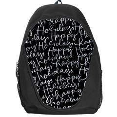 Happy Holidays Backpack Bag by Mariart