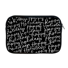 Happy Holidays Apple Macbook Pro 17  Zipper Case