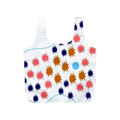 Island Top View Good Plaid Spot Star Full Print Recycle Bags (s)  by Mariart