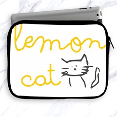 Lemon Animals Cat Orange Apple Ipad 2/3/4 Zipper Cases by Mariart