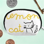 Lemon Animals Cat Orange Accessory Pouches (Medium)  Front