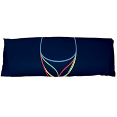 Line Light Blue Green Red Yellow Body Pillow Case (dakimakura) by Mariart