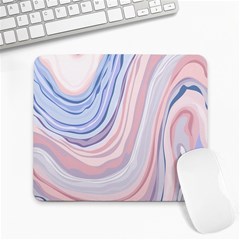 Marble Abstract Texture With Soft Pastels Colors Blue Pink Grey Large Mousepads