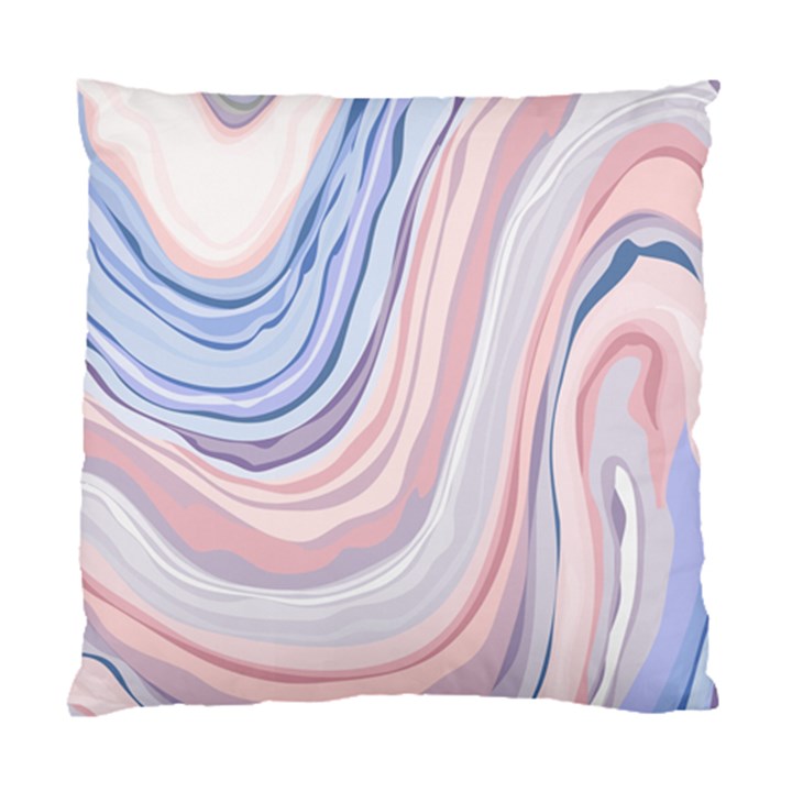 Marble Abstract Texture With Soft Pastels Colors Blue Pink Grey Standard Cushion Case (One Side)