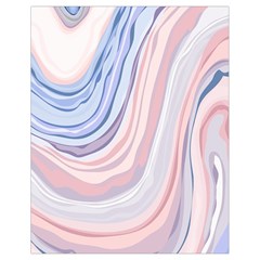 Marble Abstract Texture With Soft Pastels Colors Blue Pink Grey Drawstring Bag (small) by Mariart