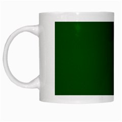 Mug Green Hot Tea Coffe White Mugs by Mariart