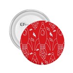 Moon Red Rocket Space 2.25  Buttons Front