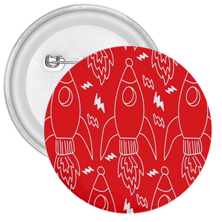 Moon Red Rocket Space 3  Buttons