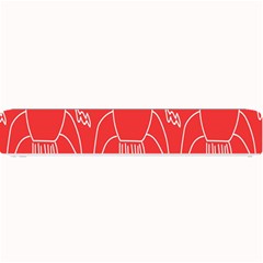 Moon Red Rocket Space Small Bar Mats by Mariart