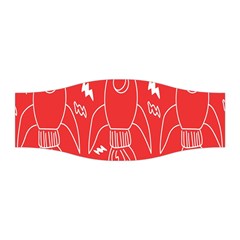 Moon Red Rocket Space Stretchable Headband