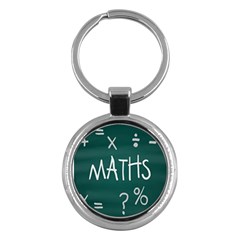 Maths School Multiplication Additional Shares Key Chains (round)  by Mariart