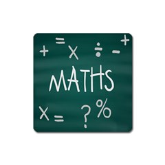 Maths School Multiplication Additional Shares Square Magnet by Mariart