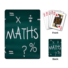 Maths School Multiplication Additional Shares Playing Card by Mariart