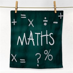 Maths School Multiplication Additional Shares Face Towel by Mariart