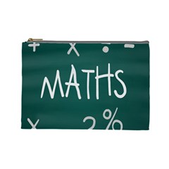 Maths School Multiplication Additional Shares Cosmetic Bag (large)  by Mariart