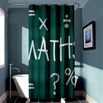 Maths School Multiplication Additional Shares Shower Curtain 36  x 72  (Stall)  Curtain(36 X72 ) - 33.26 x66.24  Curtain(36 X72 )