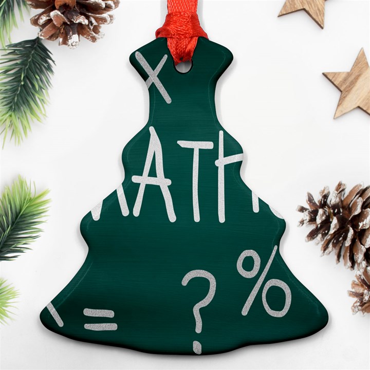 Maths School Multiplication Additional Shares Ornament (Christmas Tree) 