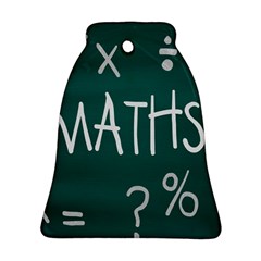 Maths School Multiplication Additional Shares Bell Ornament (two Sides) by Mariart