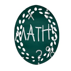 Maths School Multiplication Additional Shares Ornament (oval Filigree) by Mariart