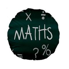 Maths School Multiplication Additional Shares Standard 15  Premium Round Cushions by Mariart